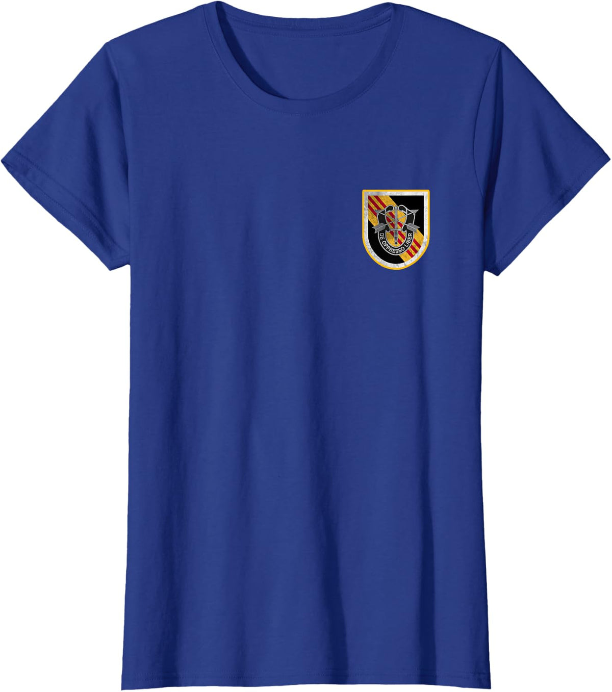 5th Special Forces Group SFG Logo Military Veteran Christmas T-Shirt - Royal Blue