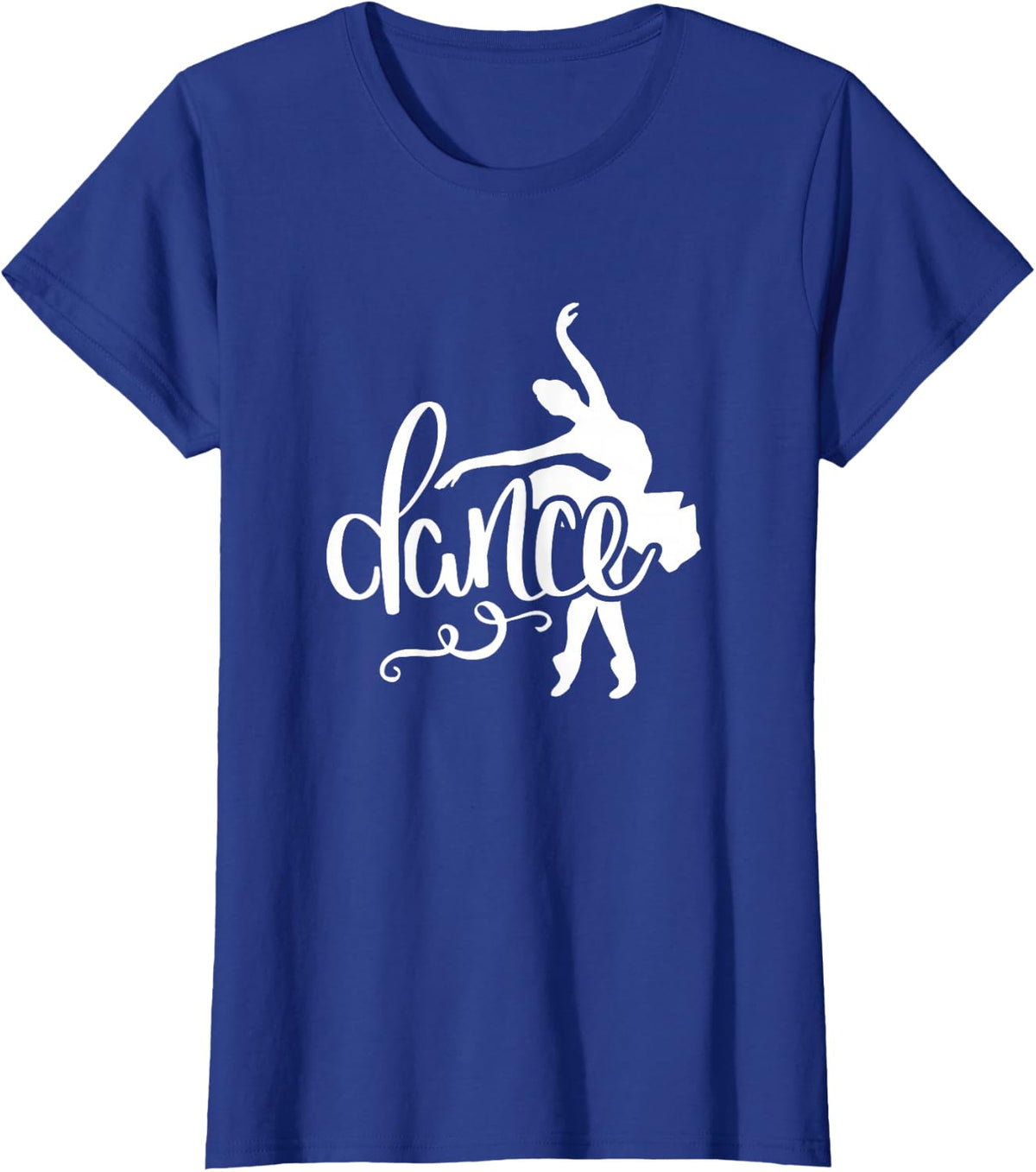 Ballet Dance Ballerina Barre Gift Women Girl Kids T-Shirt - Royal Blue