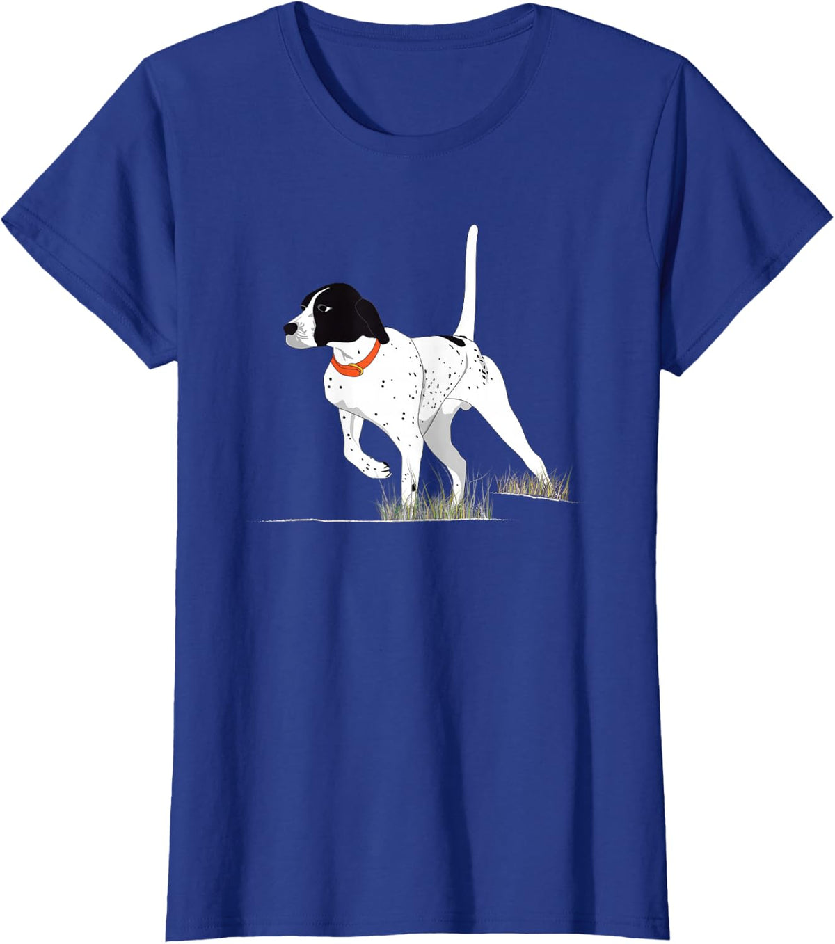 Bird Hunting for Hunter Men English Pointer Dog Graphic T-Shirt - Royal Blue