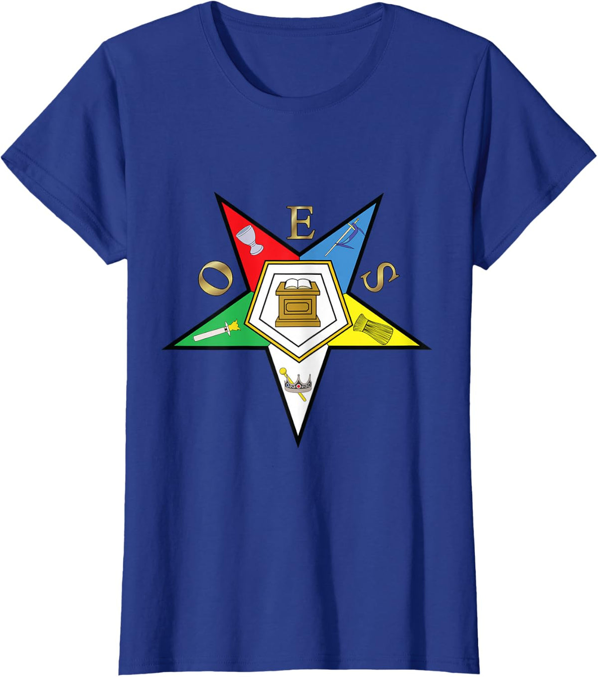 Order Eastern Star No FATAL T Shirt OES Tee PHA Sistar T-Shirt - Royal Blue