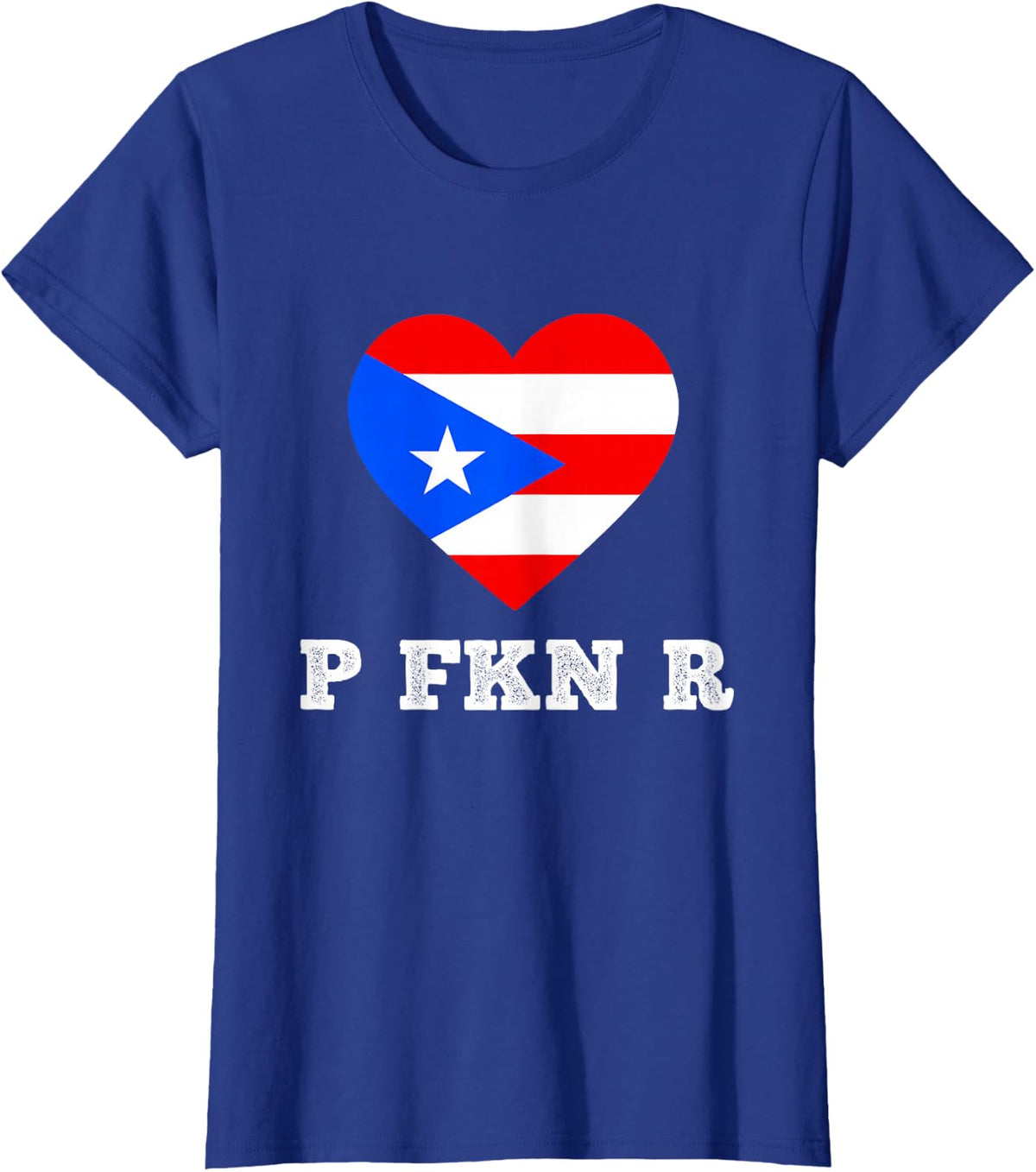 P FKN R Puerto Rico Music Funny Meme Urban Slang Pop Culture T-Shirt - Royal Blue