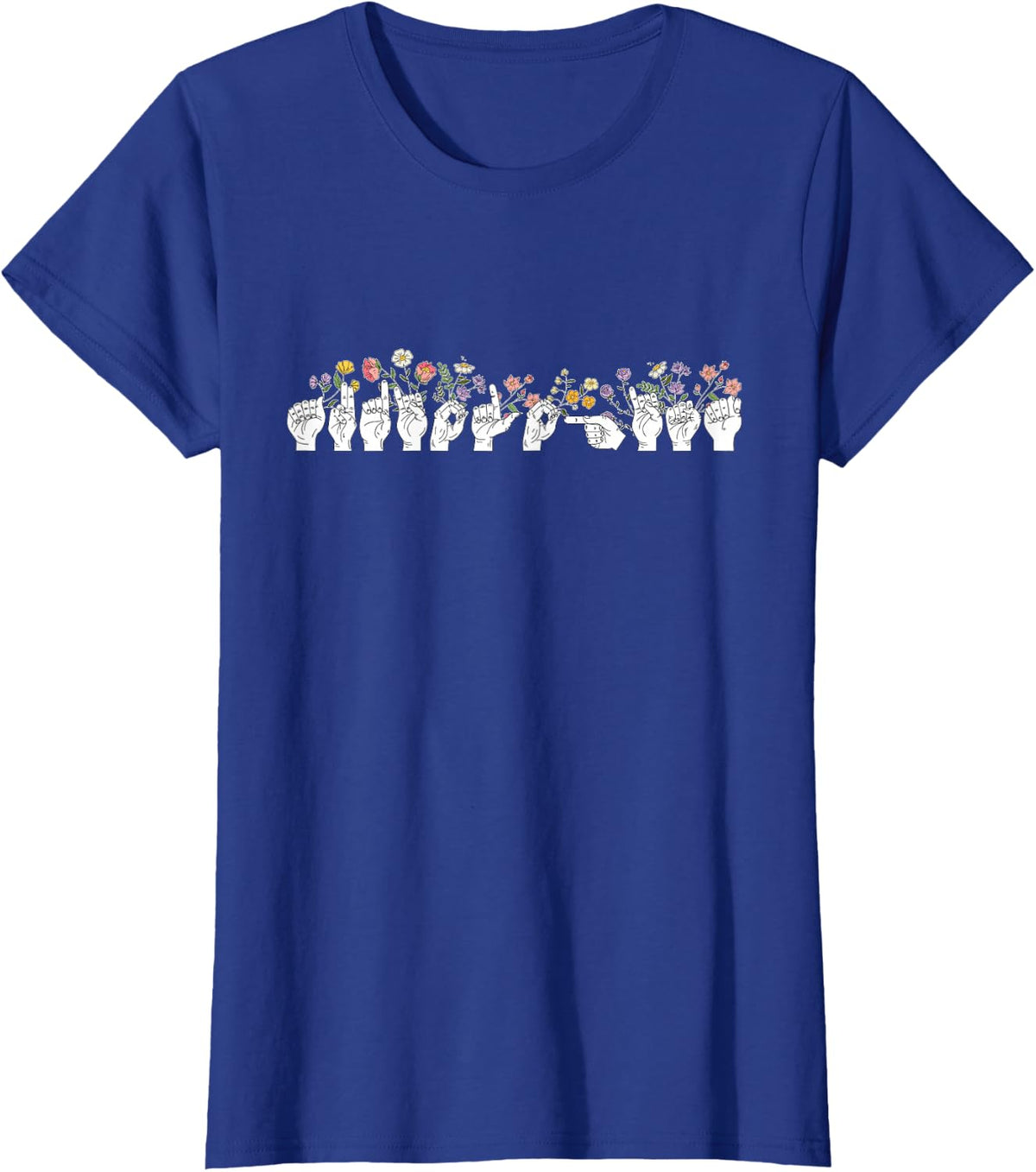 Sign Language Audiologist Tee Shirt for Hearing Healthcare Professional Audiology T-Shirt - Royal Blue
