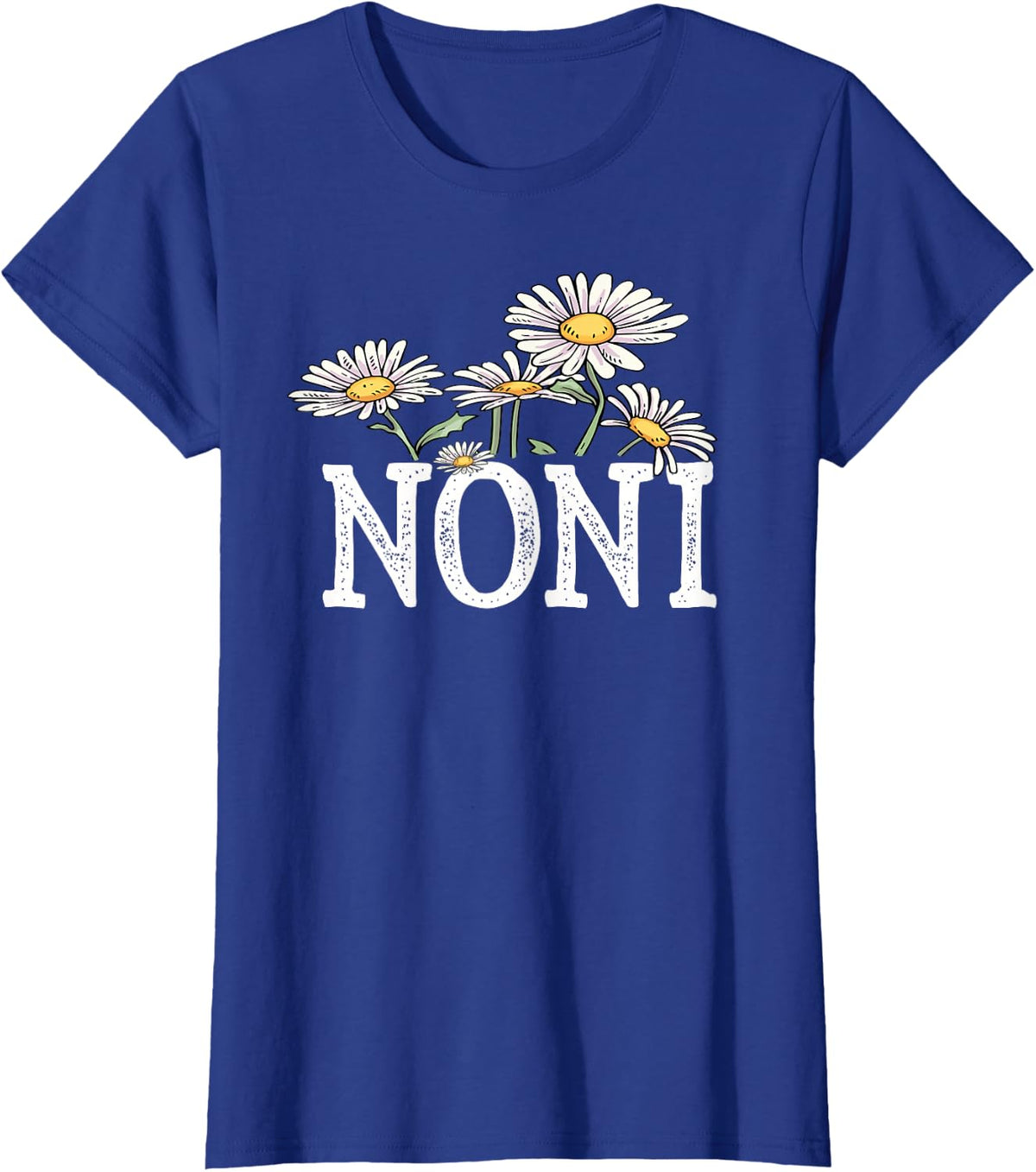 Noni Floral Chamomile Design Mother's Day Gifts Noni T-Shirt - Royal Blue