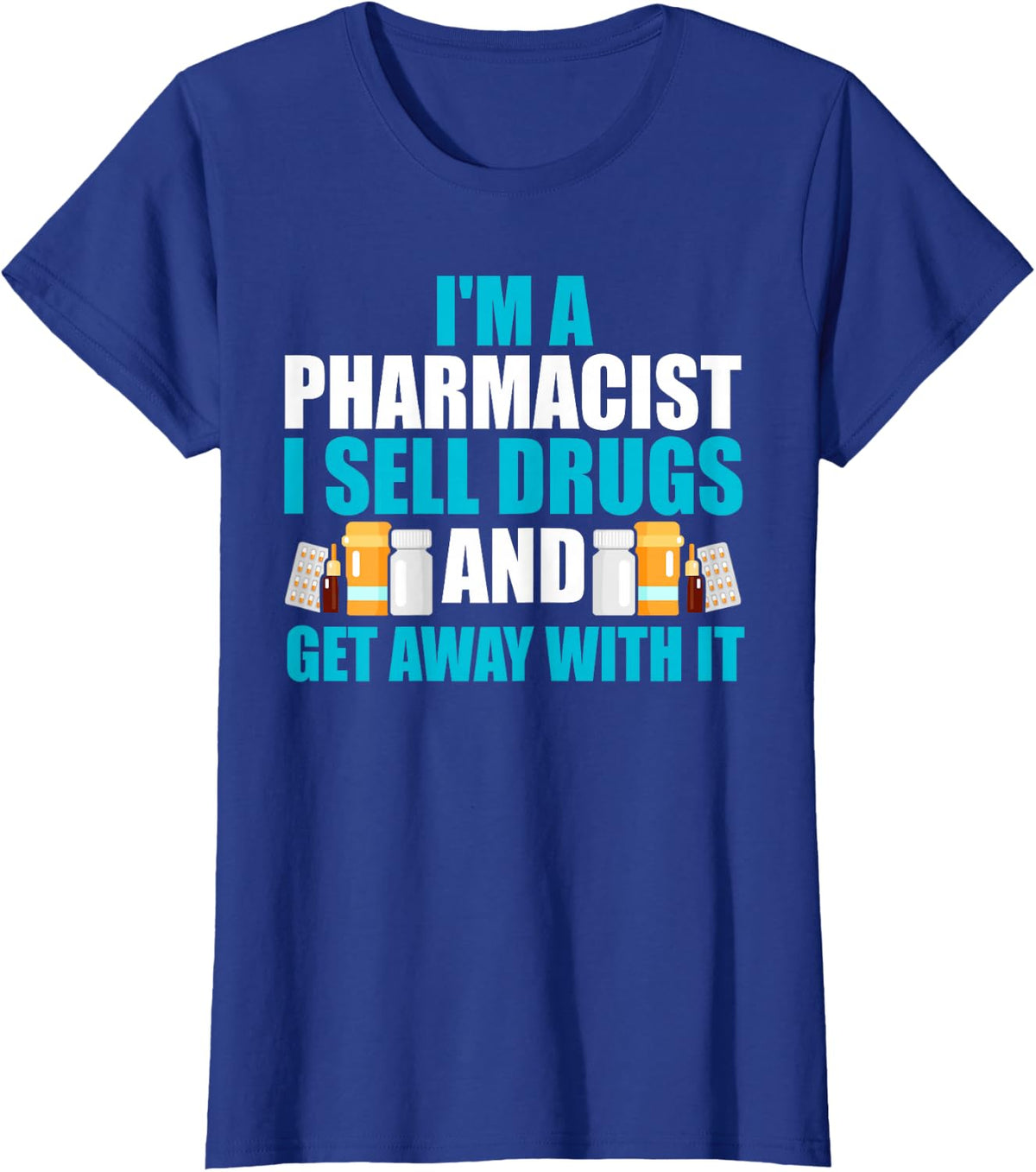 Pharmacist funny pharmacy tech T-Shirt - Royal Blue