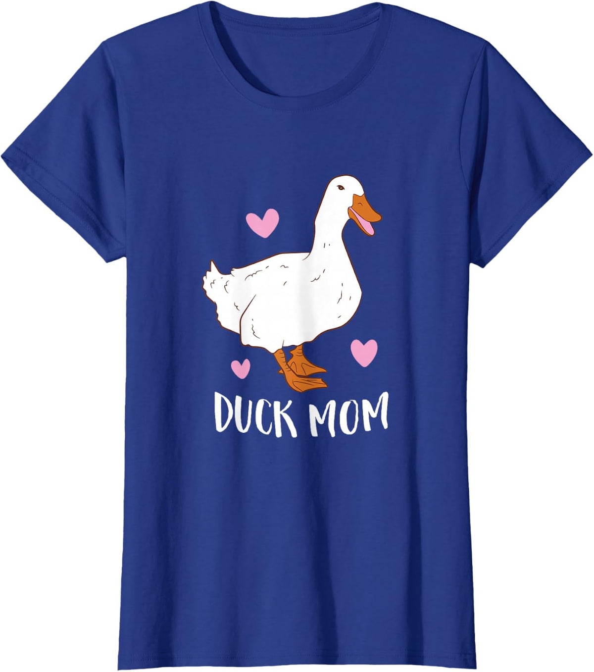 Crazy Ducks Mum Funny Ducks Mother T-Shirt - Royal Blue