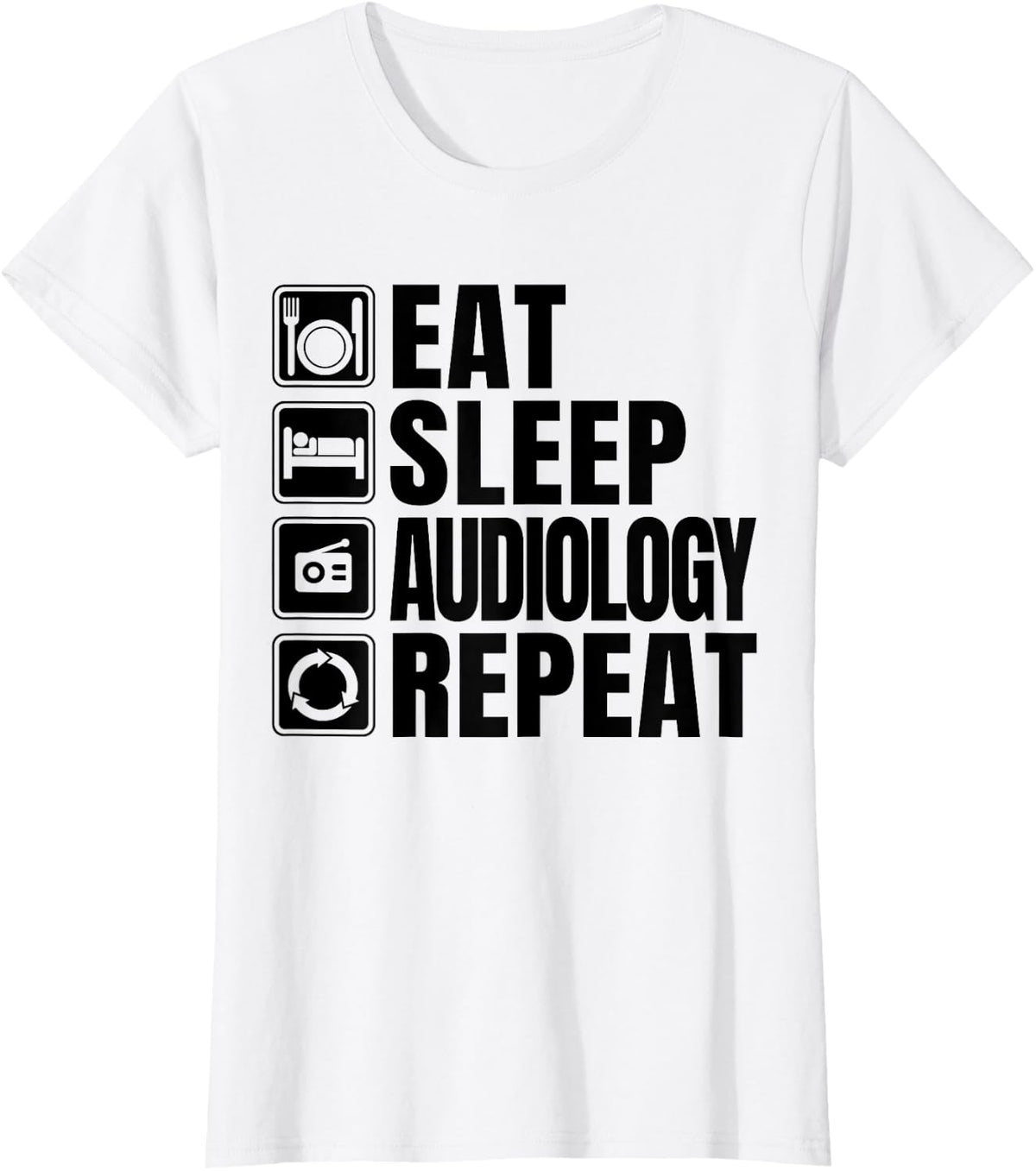 Funny Audiology Apparel Audiologist T-Shirt - White