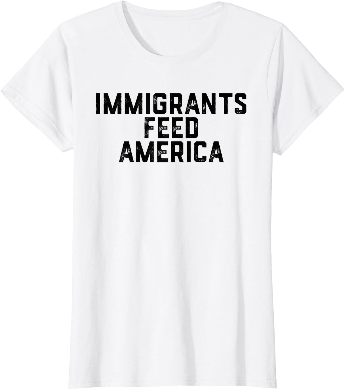 Immigrants Feed America USA T-Shirt - White