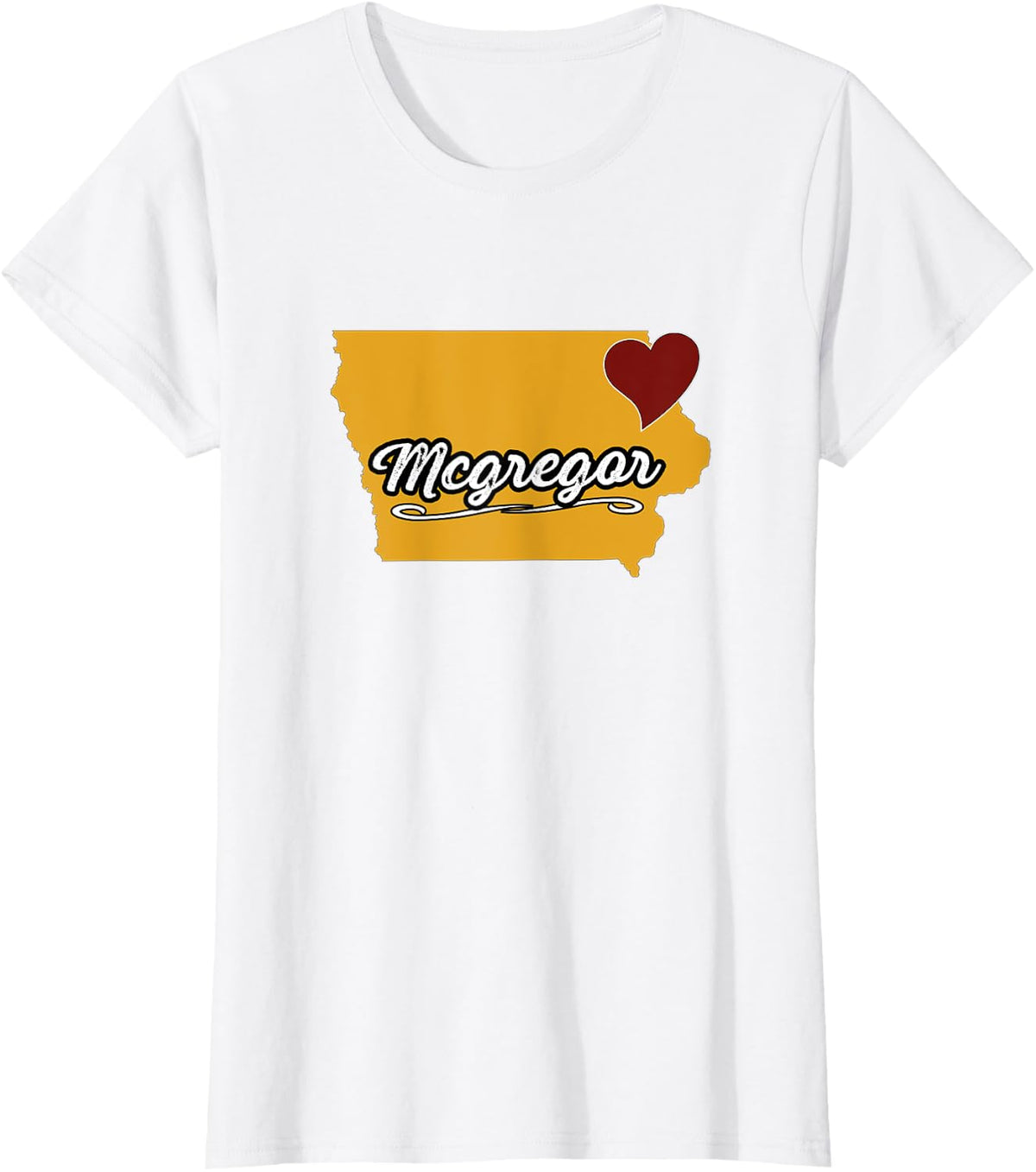 McGregor IOWA | IA USA - Cute Souvenir Merch - US City State T-Shirt - White