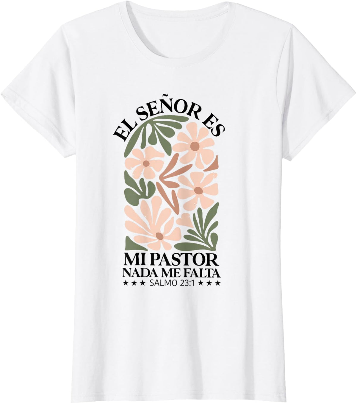 Camiseta cristiana en espanol Versiculo Spanish Christians T-Shirt - White