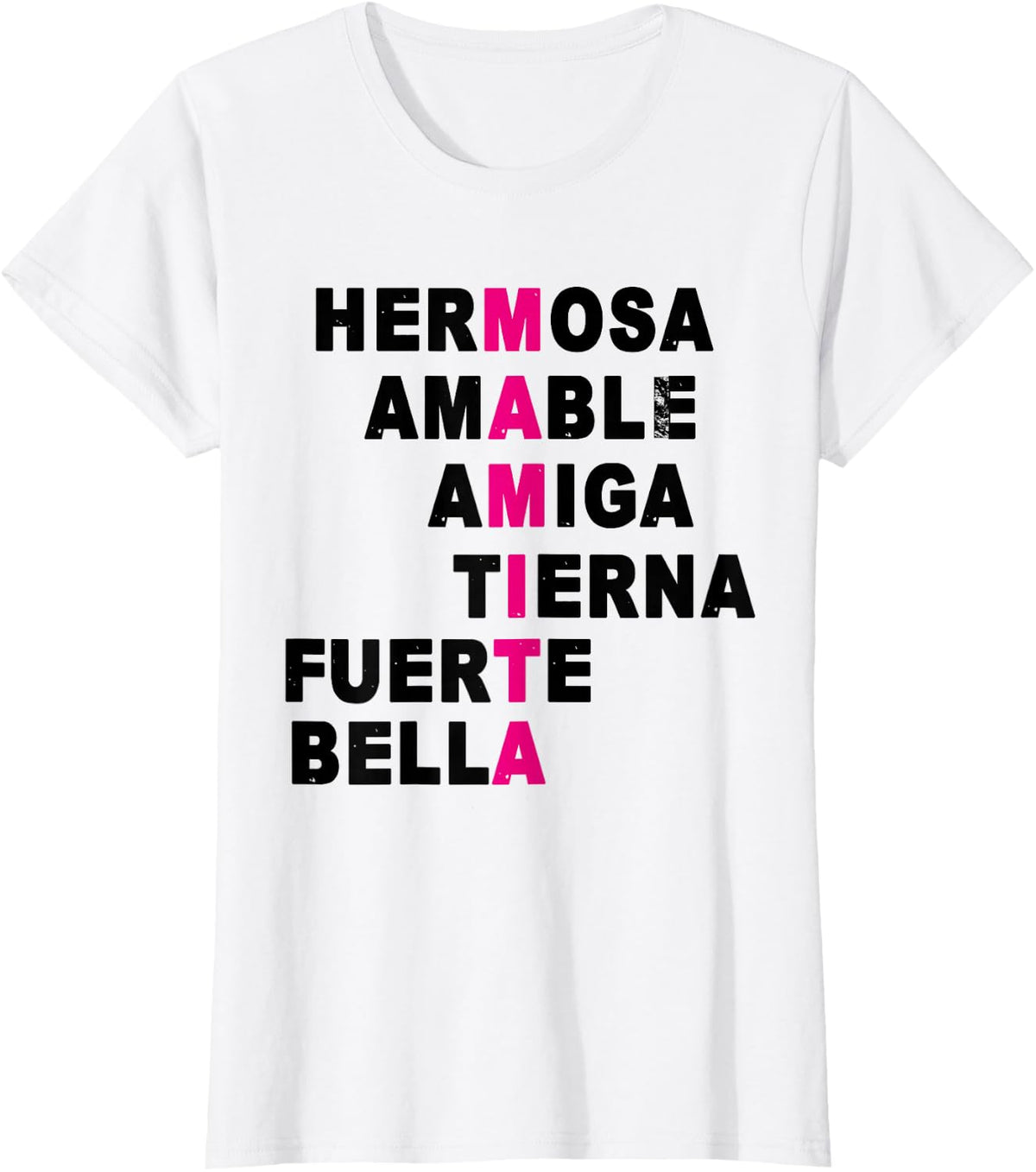 Mamita T-shirt Feliz Dia de las Madres T-Shirt - White