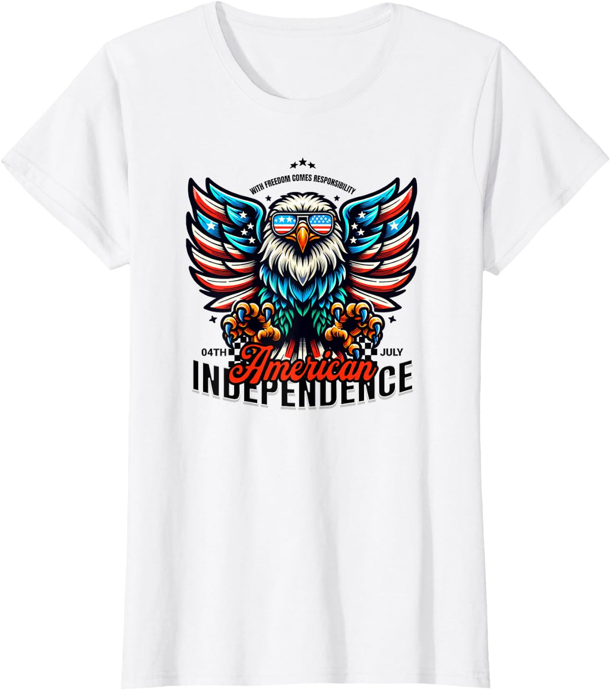 USA - American Independence T-Shirt - White