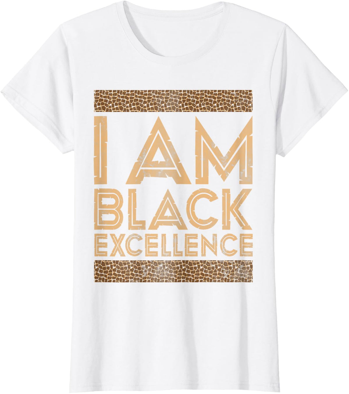 Black History Month I Am Black Excellence T-Shirt - White