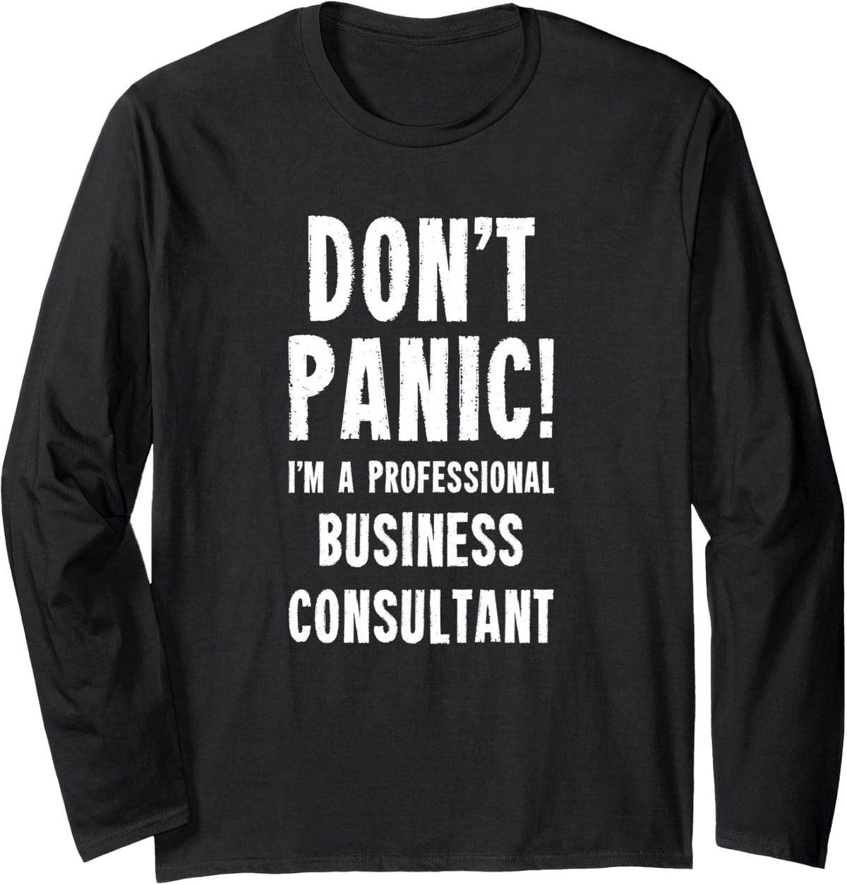Business Consultant Long Sleeve T-Shirt - Adult Unisex Black