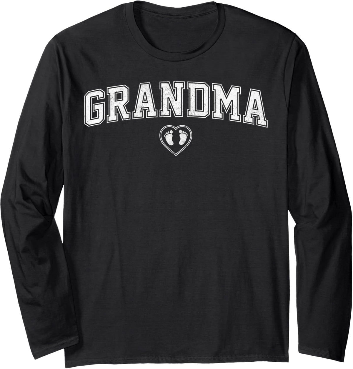 Proud Grandma for Mother's Day Women Long Sleeve T-Shirt - Adult Unisex Black