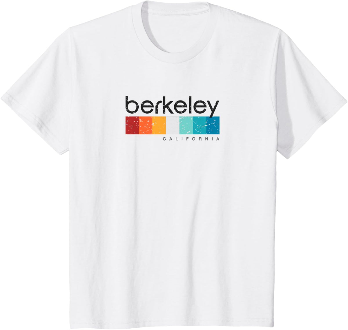 Retro Berkeley CA California Design T-shirt T-Shirt - White