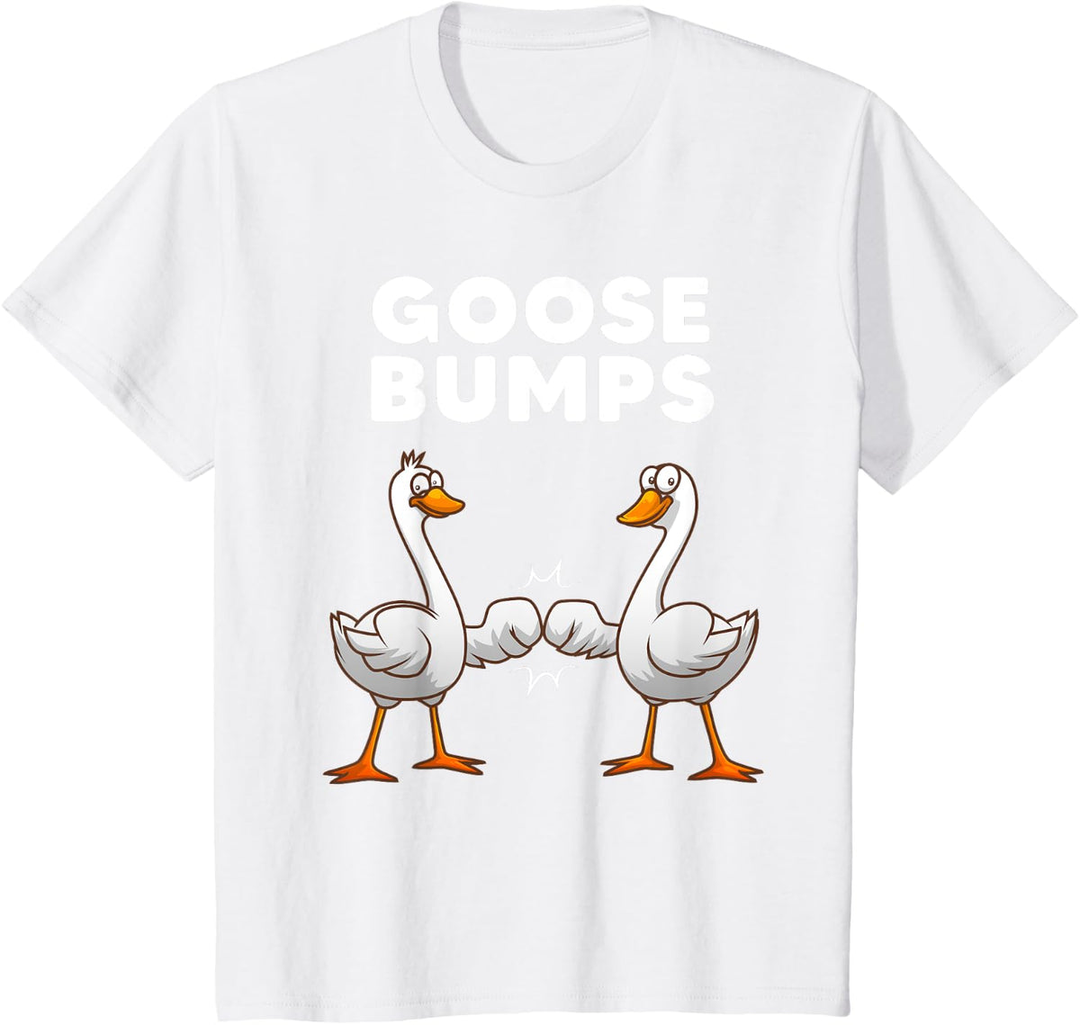 Funny Goose Design For Men Women Geese Duck Animal Lovers T-Shirt - White