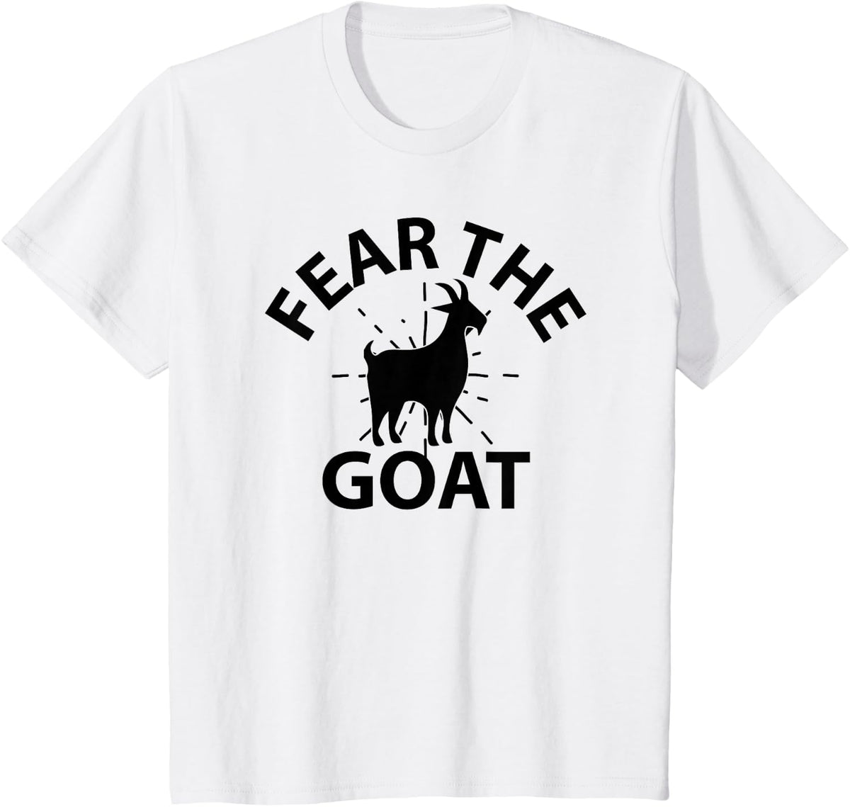 Goat Lover Funny - Fear The Goat T-Shirt - White