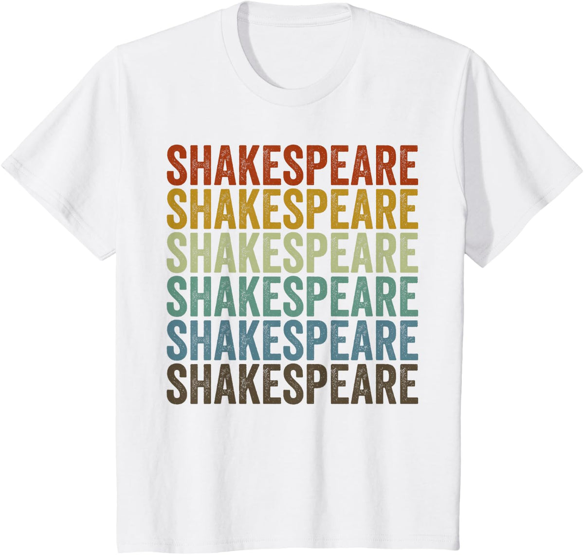 Shakespeare Retro T-Shirt - White