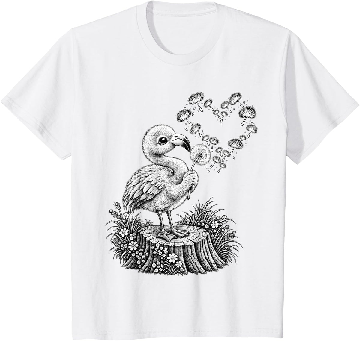 Goat Animal Art Portrait Wildlife Forest Goat Lover T-Shirt - White