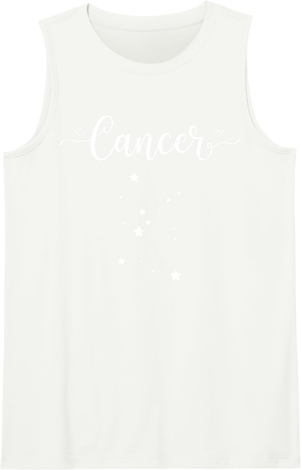 Cancer Zodiac Sign Astrology Horoscope Astrological Symbol Tank Top - White