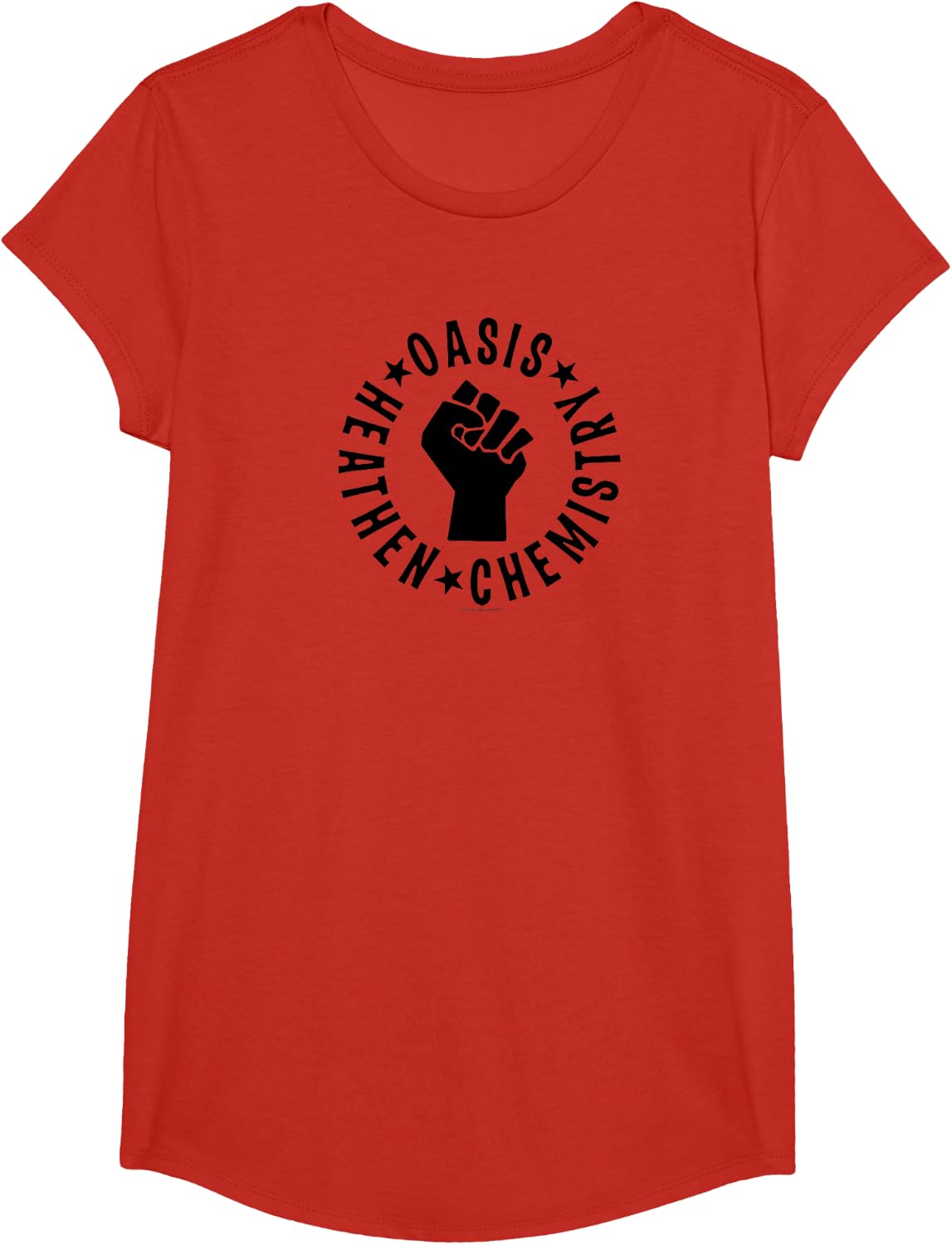 Oasis Amazon Exclusive Heathen Chemistry 2002 Red T-Shirt - Girls Red