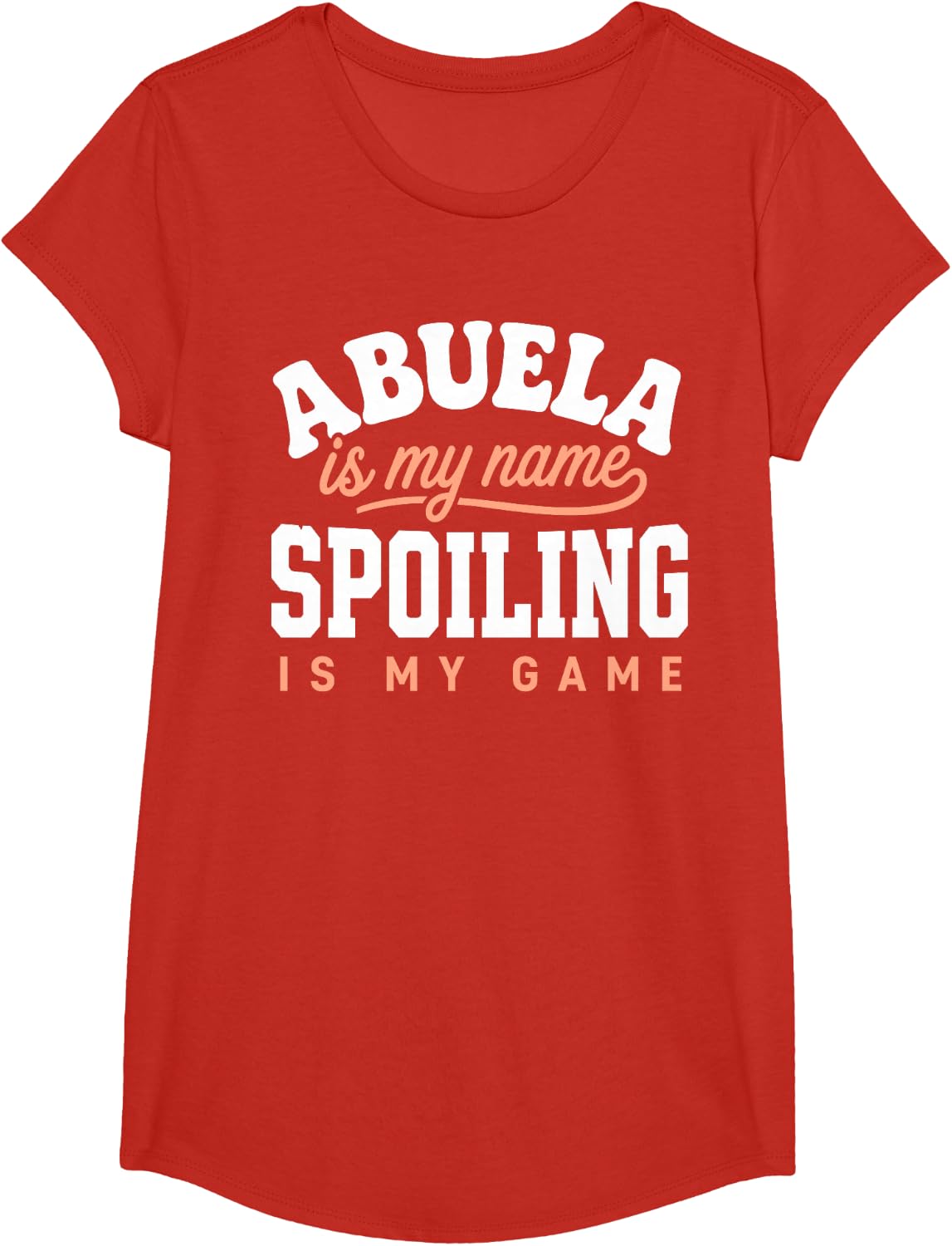 Abuela Design for Grandma Nana from Granddaughter Abuela T-Shirt - Girls Red