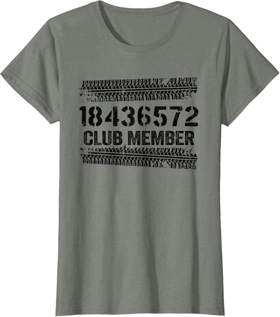 18436572 Club Member Car Lover V8 Big Block Engine T-Shirt - Olive Heather