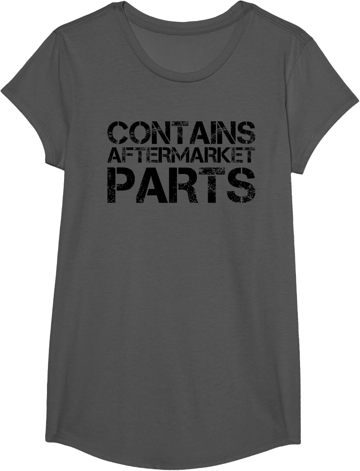 Sarcastic Leg Foot Arm Amputee Text Joke Lover Art Contains Aftermarket Parts Funny Amputation Prosthesis Gift T-Shirt -