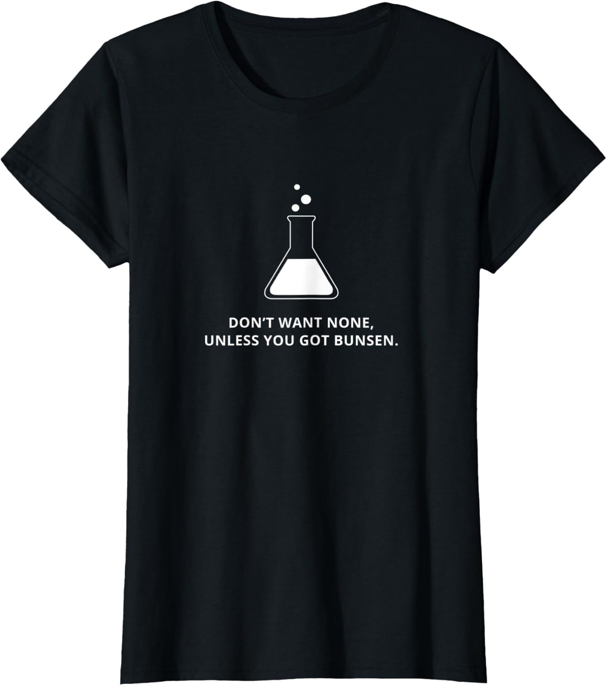 Funny Science Joke T Shirt T-Shirt - Black