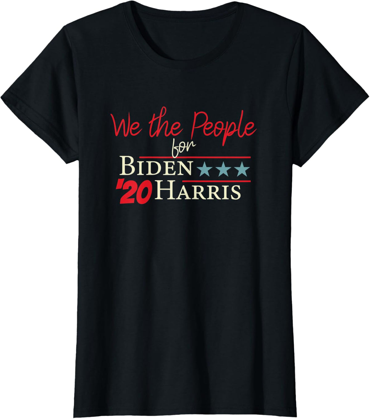 Biden Harris Inauguration We The People T-Shirt - Black