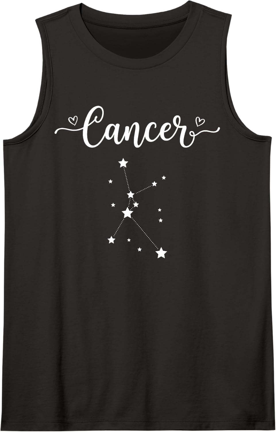 Cancer Zodiac Sign Astrology Horoscope Astrological Symbol Tank Top - Black