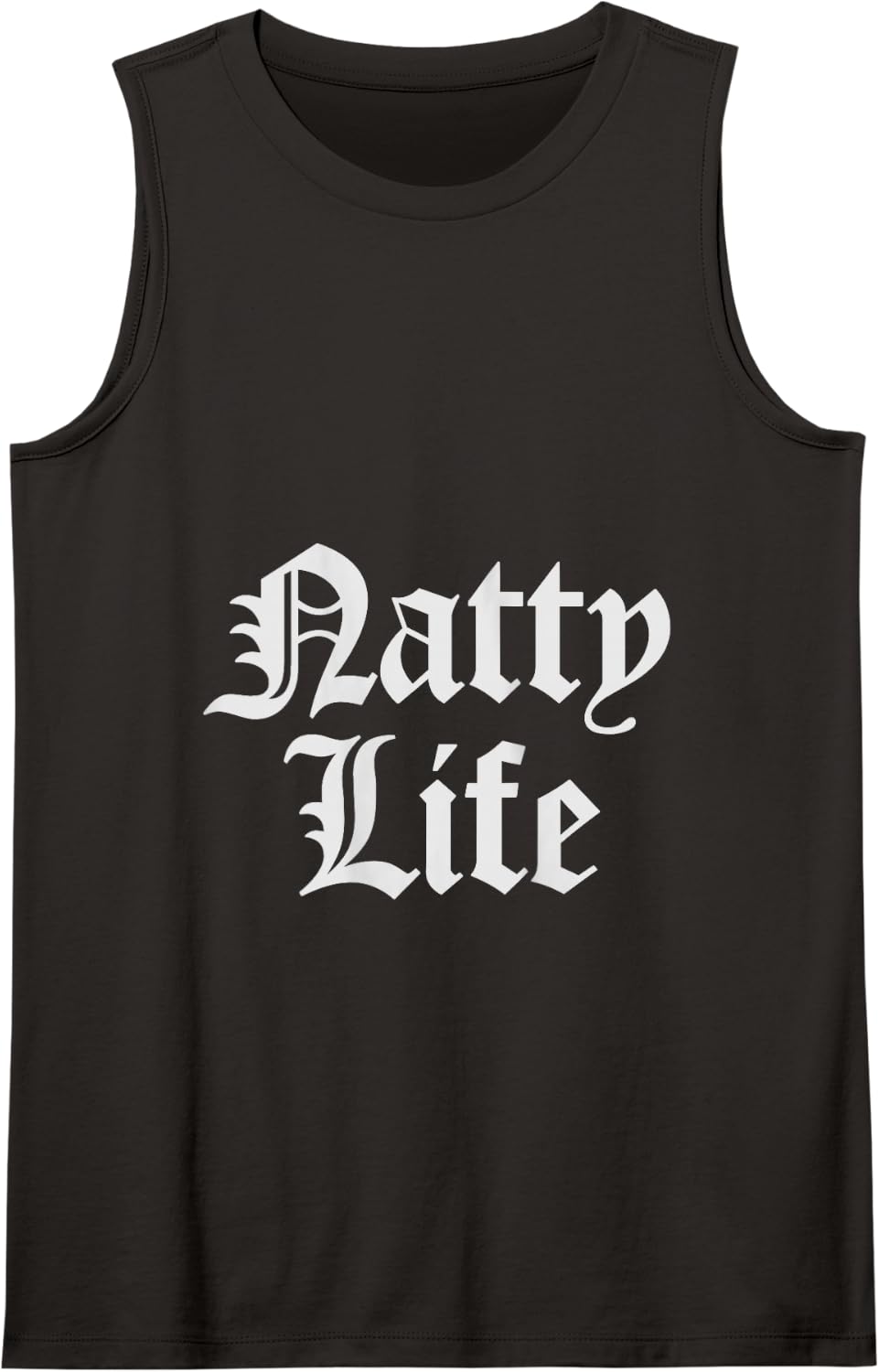 Natty Life Natural Bodybuilding Workout Tank Top - Black