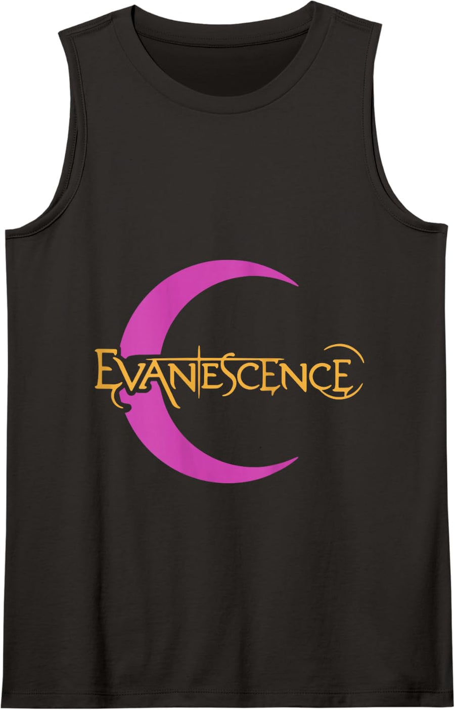 Evanescence Crescent Moon Tank Top - Black