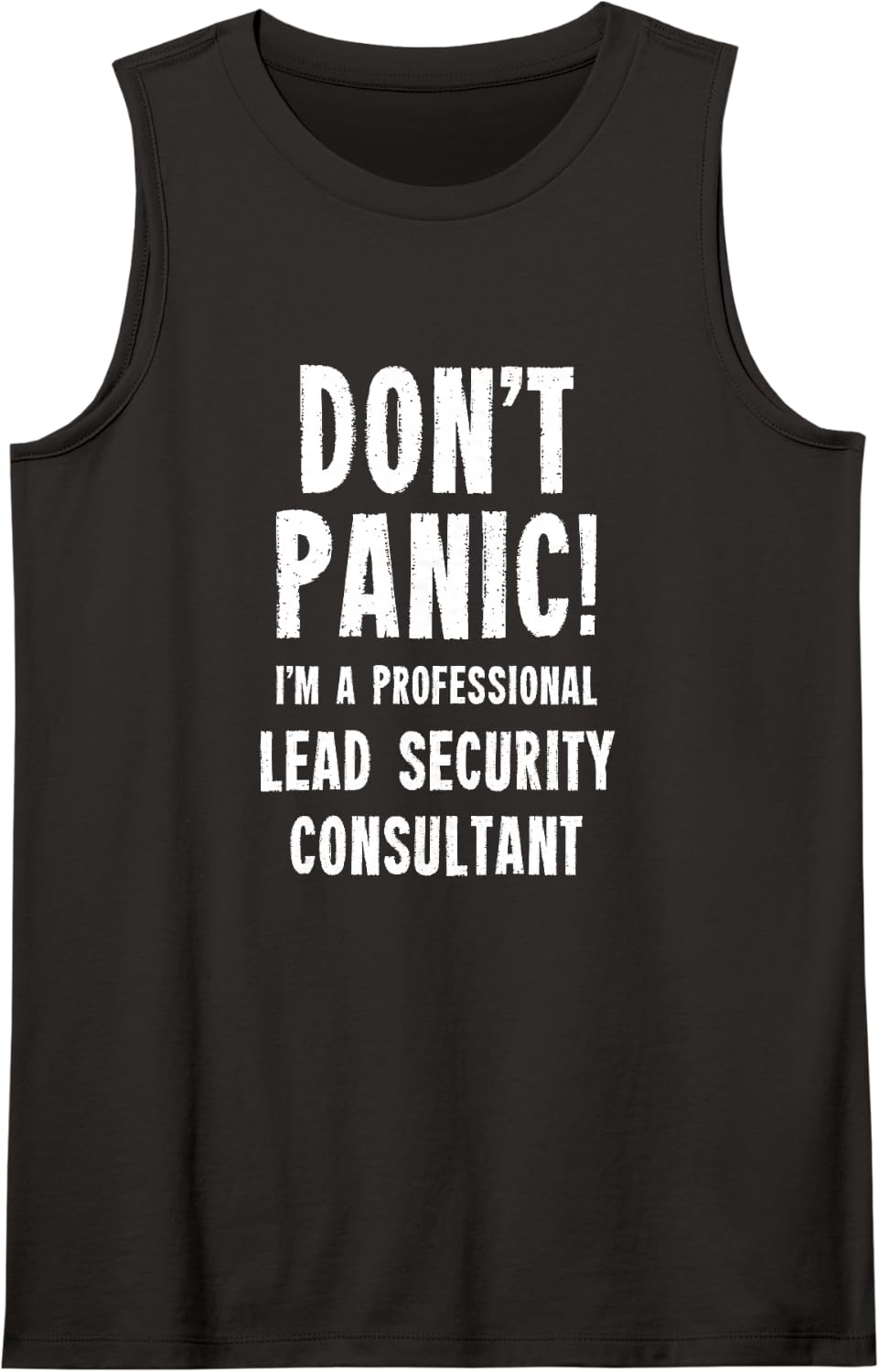 Lead Security Consultant Sleeveless Tank Top - Black