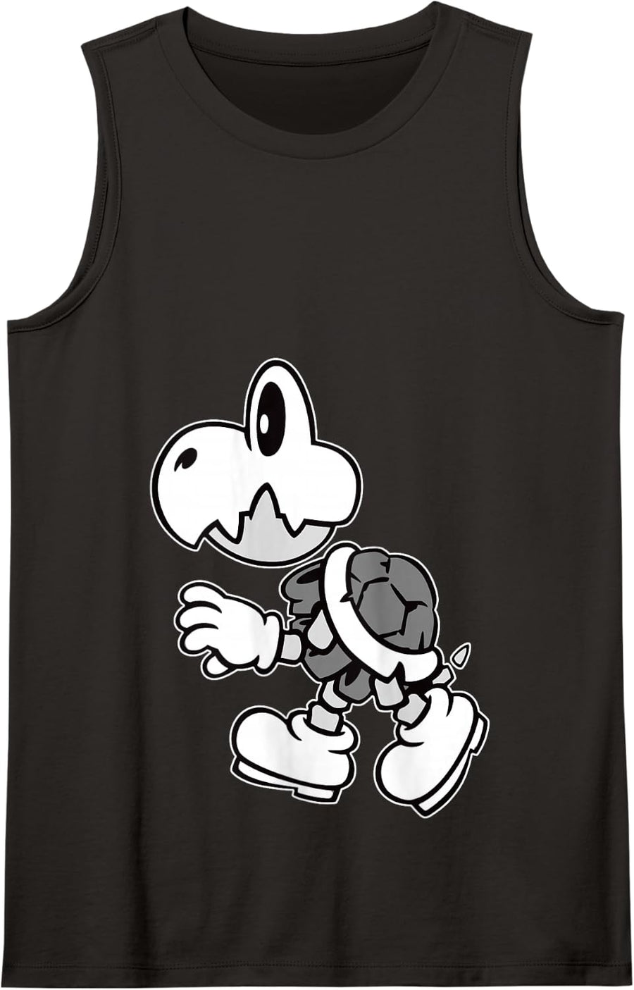 Nintendo Super Mario Dry Bones Profile Tank Top - Black