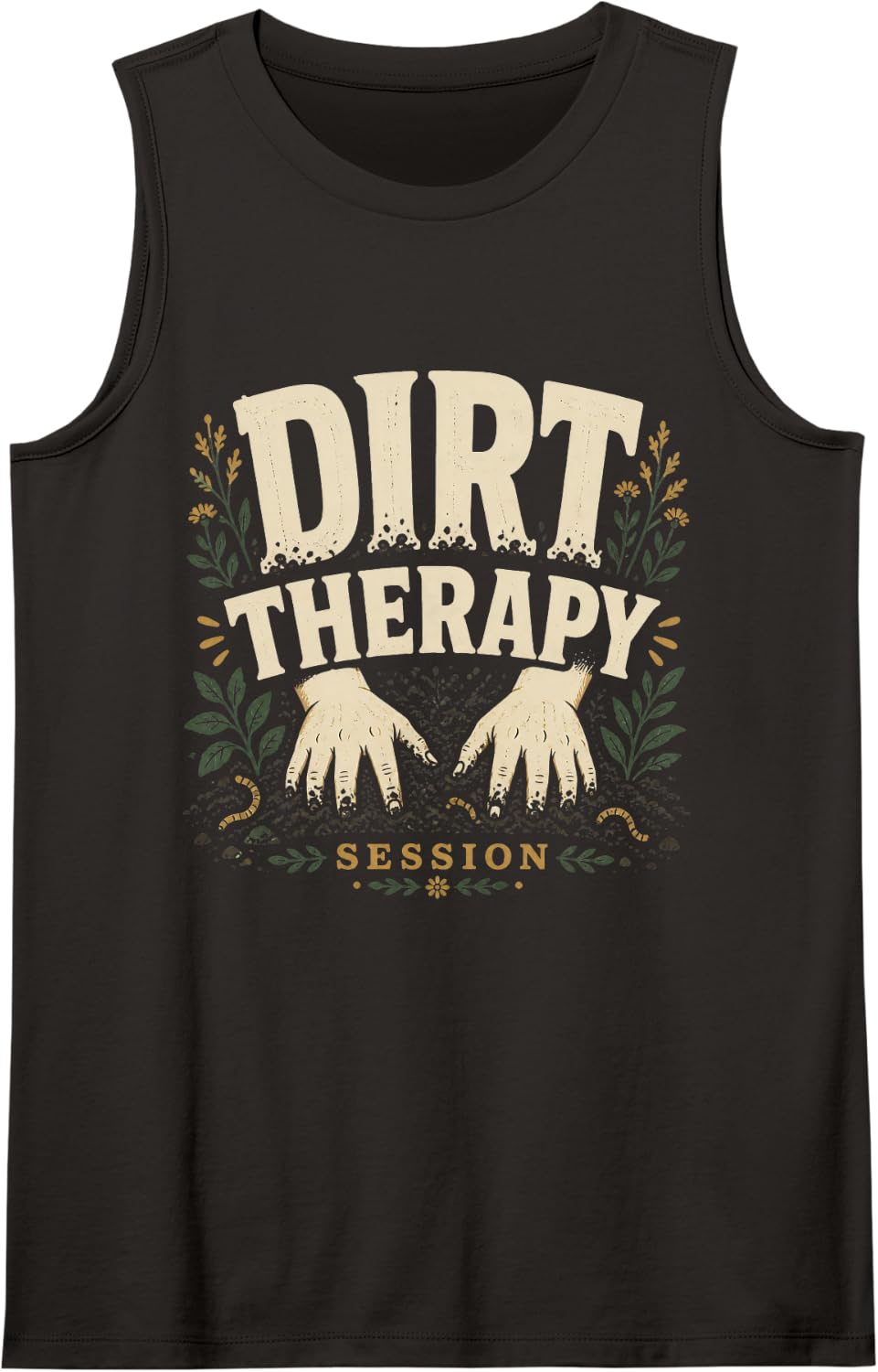 Session Gardening Gardener Planting Hobby Gift Tank Top - Black