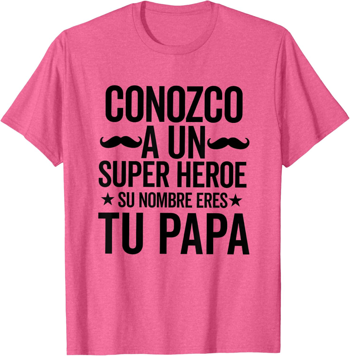 Father’s day in Spanish latino dad dia del padre papa T-Shirt - Pink Heather