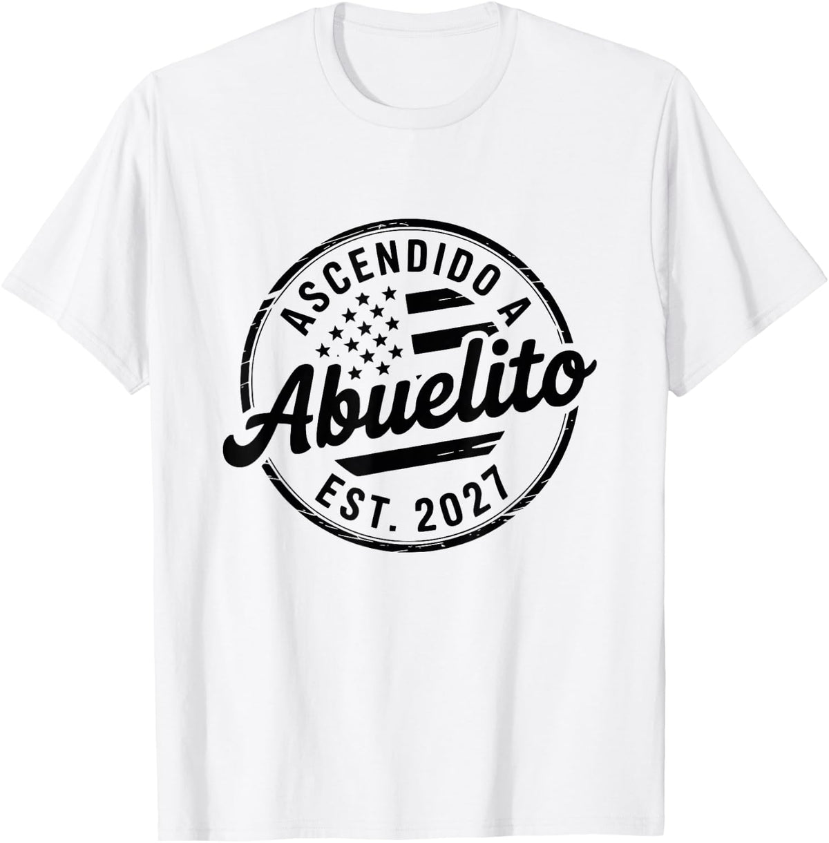 Sello Bandera Ascendido A Abuelito Est 2027 Estrellas Kid T-Shirt - White