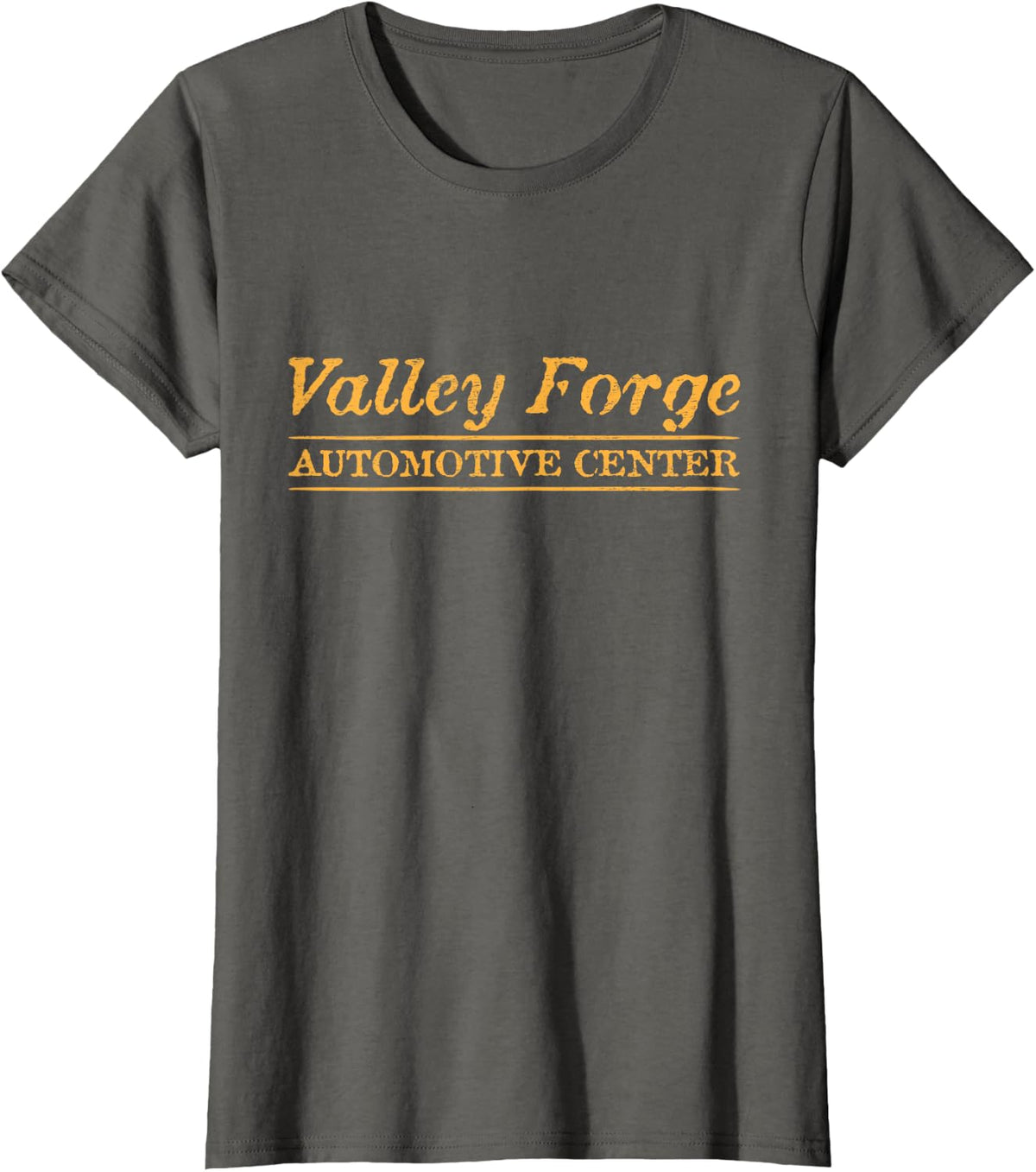 Valley Forge Automotive Distressed Look Vintage T-Shirt - Asphalt Grey