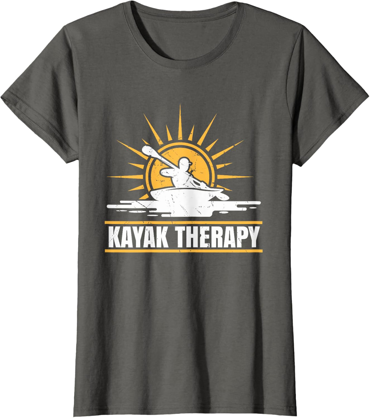 Kayaking Women Kayak Men T-Shirt - Asphalt Grey