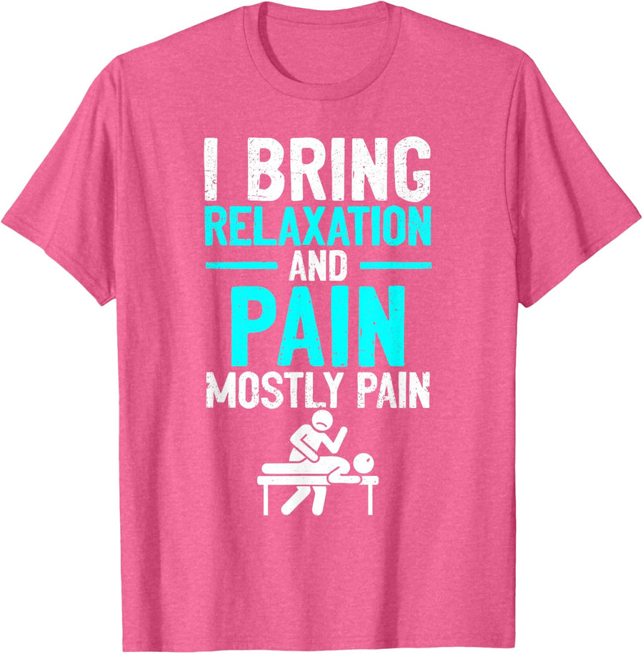 Massotherapist LMT Massage Therapist T-Shirt - Pink Heather