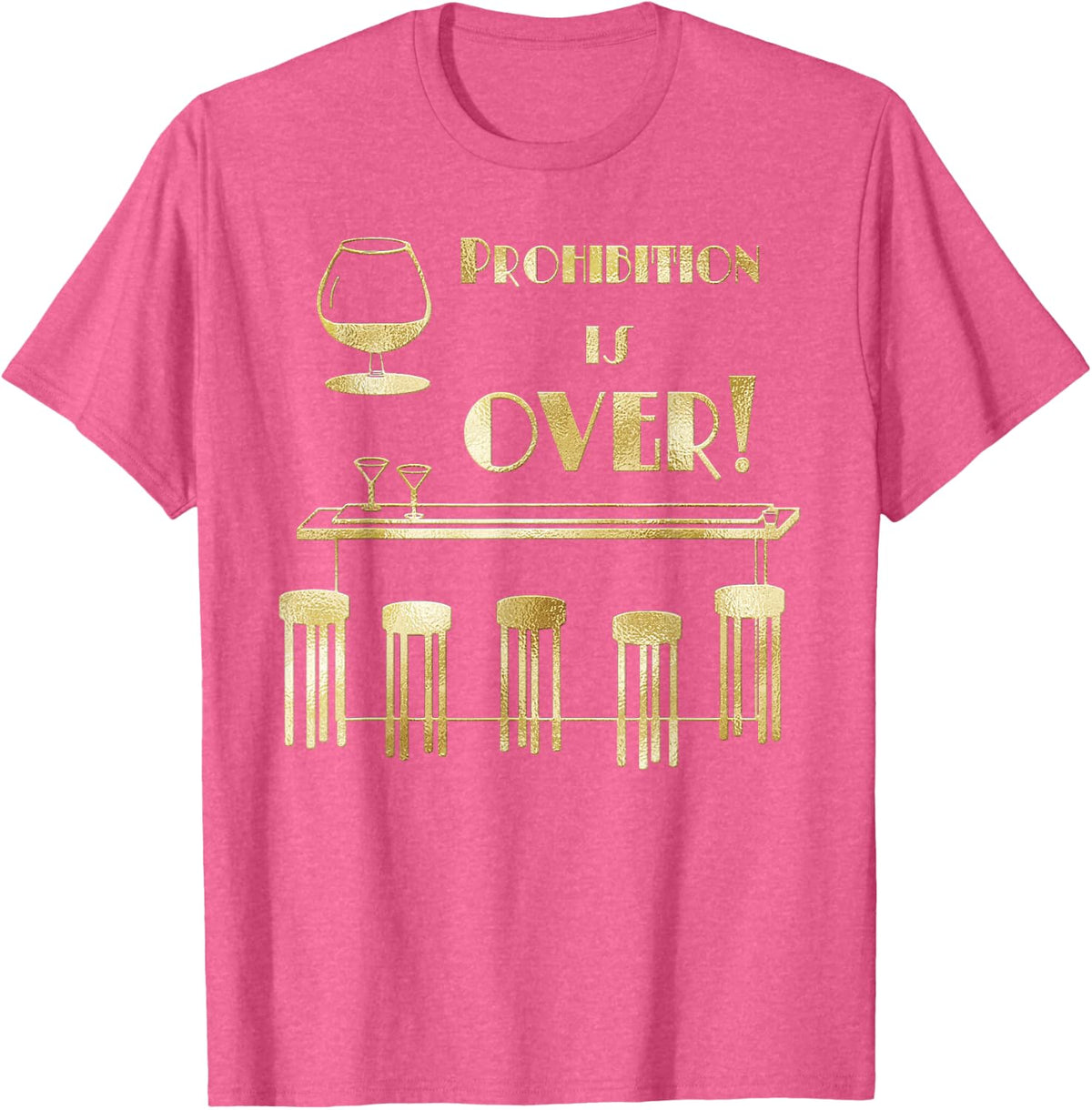 Roaring 20's Costume for New Years Eve 2020 Roaring 20's T-Shirt - Pink Heather