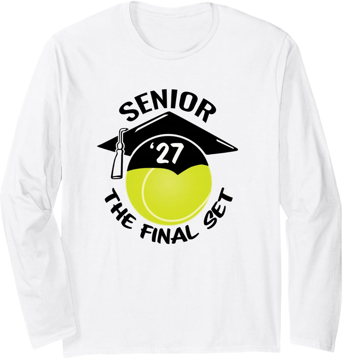 The Final Set Long Sleeve T-Shirt - Adult Unisex White