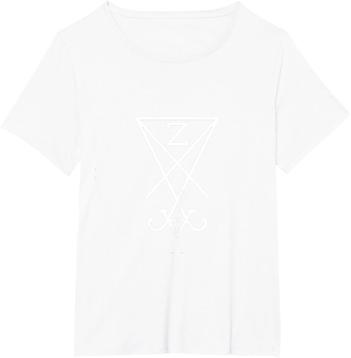 T-Shirt - Unisex-Adults, Black, Small, Short Sleeve, T-Shirt - White