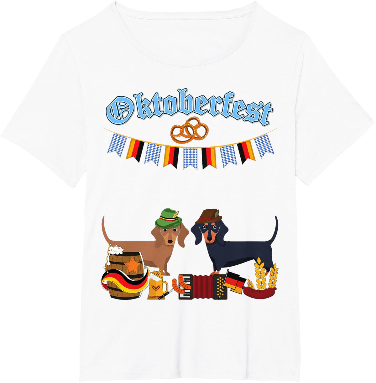 Dachshund Oktoberfest T-Shirt - White