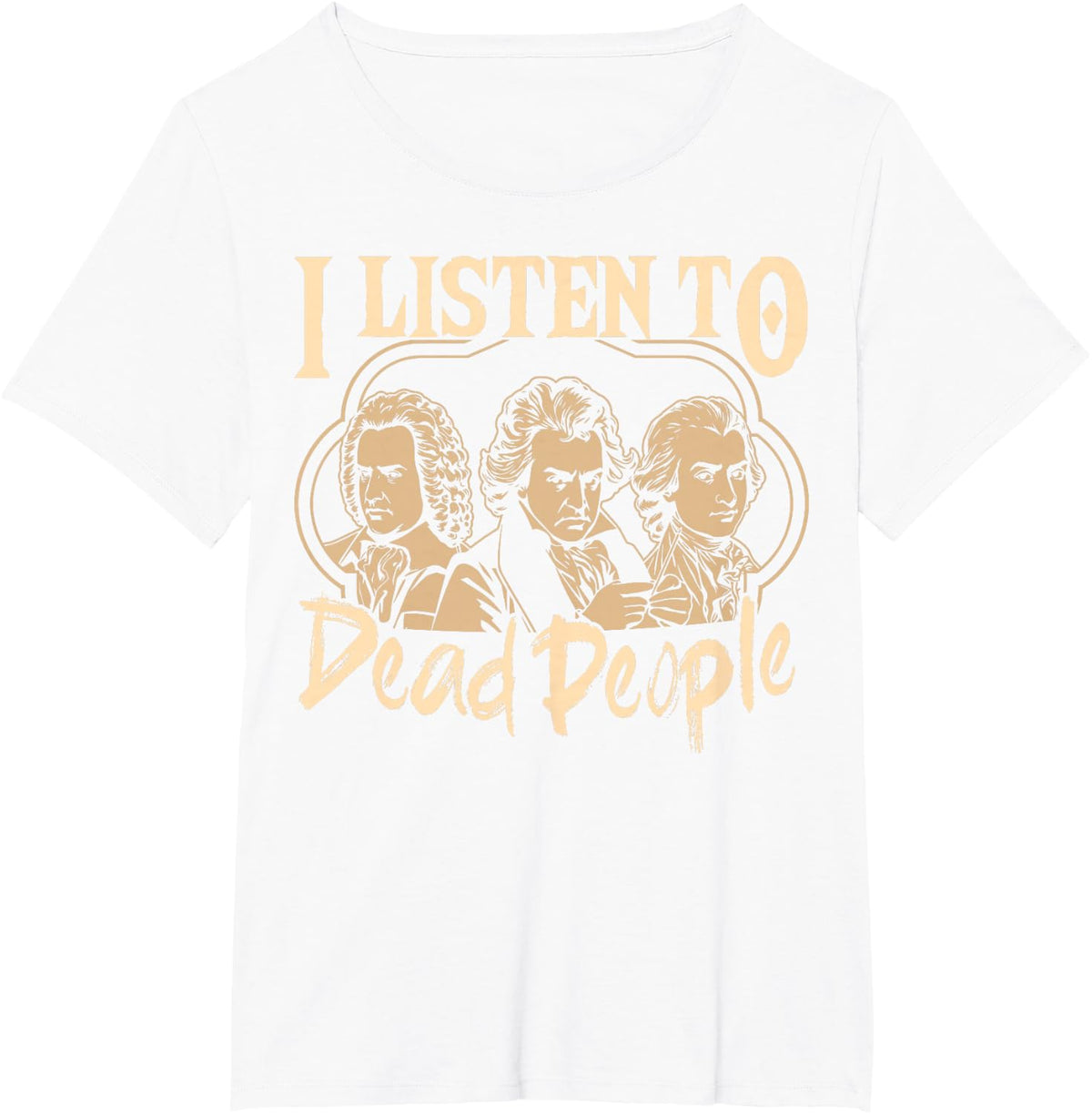 Classical Music Orchestra Composer Melody Player Instruments T-Shirt - White