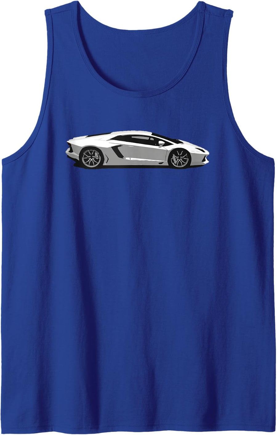 Modern Italian Supercar New Classic European Performance Car Tank Top - Royal Blue