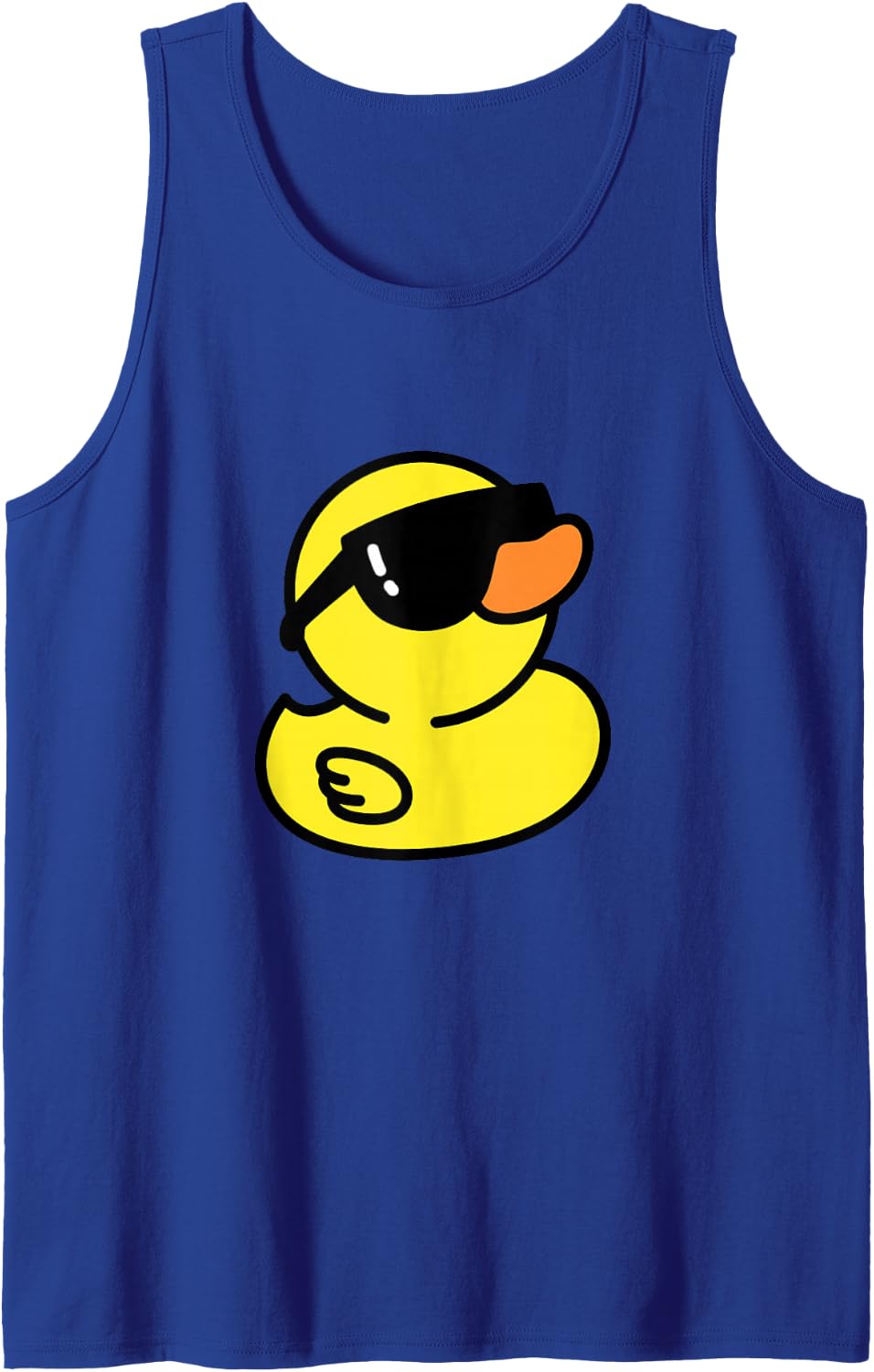 Funny Rubber Duck Cool Duck Sunglasses Yellow Ducky Duckie Tank Top - Royal Blue