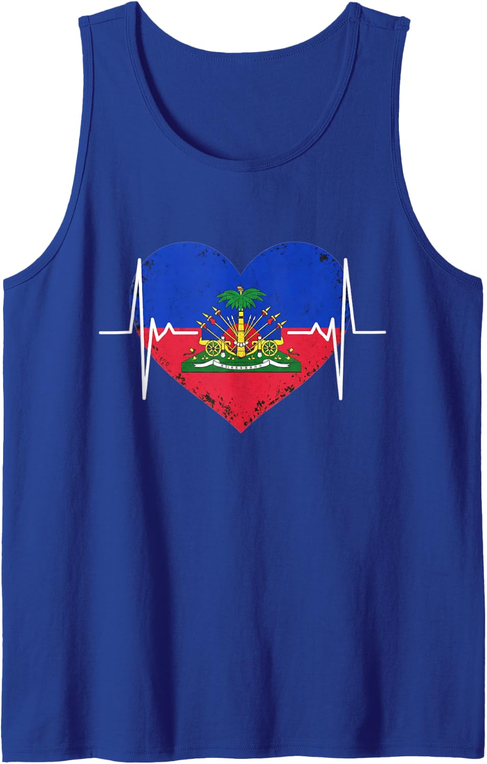 Haitian Heritage Flag Day Month Love Haiti Pride Men Women Tank Top - Royal Blue