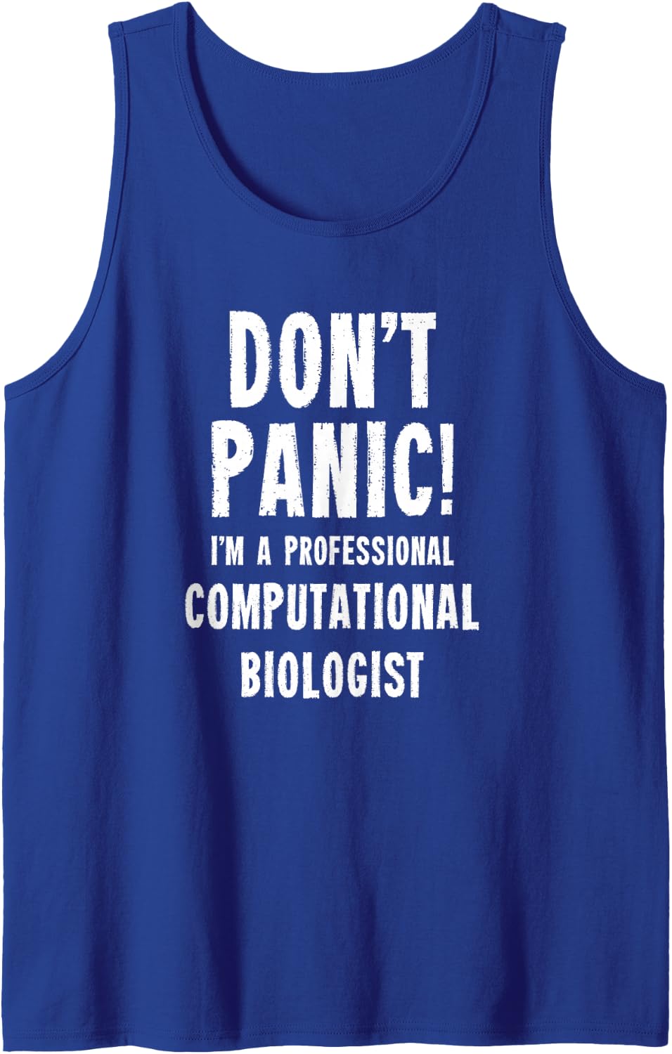 Computational Biologist Tank Top - Royal Blue